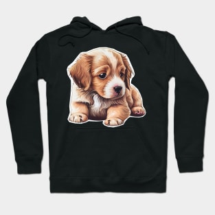 dog puppy cute sticker Hoodie